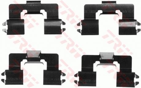 Монтажный набор задних тормозных накладок задний MAZDA MX-5 II 1.6/1.8 05.98-10.05 TRW PFK521