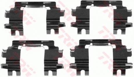 Монтажный набор задних тормозных накладок передняя SUZUKI LIANA 1.3/1.4D/1.6 07.01- TRW PFK525 (фото 1)