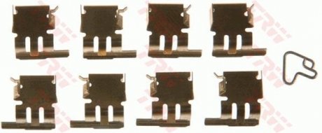 Монтажний набір задніх гальмівних накладок передня SUZUKI WAGON R+ 1.0/1.2 02.98-05.00 TRW PFK552