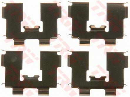 Монтажный набор задних тормозных накладок задний HYUNDAI SANTA FE II 2.2D/2.7 03.06-12.12 TRW PFK564 (фото 1)