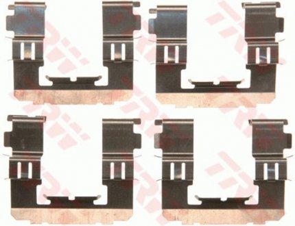 Монтажный набор задних тормозных накладок передняя SUBARU FORESTER, LEGACY IV, OUTBACK 2.0-3.0 06.02-12.09 TRW PFK582