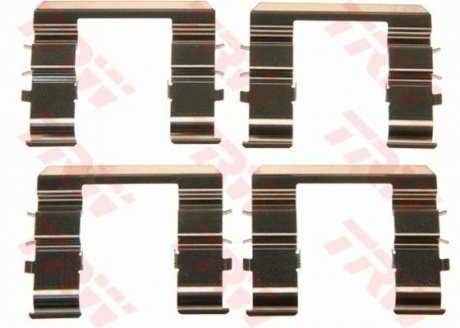Монтажный набор задних тормозных накладок передняя KIA CARNIVAL I, CARNIVAL II, CARNIVAL III 2.5-3.5 08.99- TRW PFK584 (фото 1)