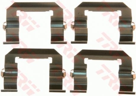 Монтажный набор задних тормозных накладок передняя CHEVROLET CAPTIVA; OPEL ANTARA 2.0D-3.2 06.06- TRW PFK598