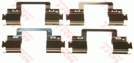 Монтажний набір задніх гальмівних накладок передня MERCEDES GLK (X204) 2.2D-3.5 06.08-12.15 TRW PFK611 (фото 1)