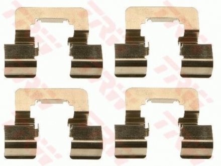 Монтажный набор задних тормозных накладок задний OPEL INSIGNIA A 1.4-2.8 07.08-03.17 TRW PFK618 (фото 1)