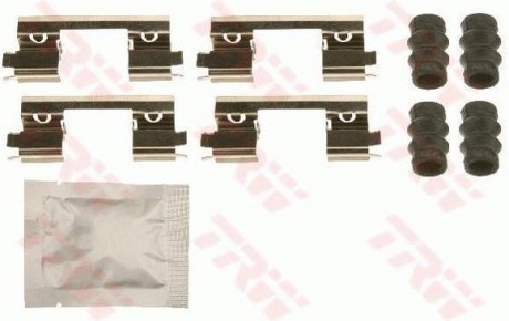 Монтажный набор тормозных колодок передняя RENAULT KANGOO, KANGOO BE BOP, KANGOO EXPRESS 1.2-Electric 02.08- TRW PFK635 (фото 1)