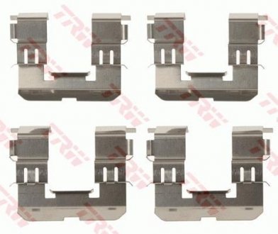 Монтажный набор задних тормозных накладок задний MAZDA MPV II; SUBARU TRIBECA 2.0D-3.6 07.02- TRW PFK652 (фото 1)