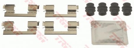 Монтажный набор задних тормозных накладок передняя MERCEDES CITAN (415), CITAN MIXTO (415) 1.5D 11.12- TRW PFK700 (фото 1)