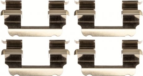 Монтажний набір задніх гальмівних накладок задній FIAT CROMA 1.9D/2.4D 06.05- TRW PFK729 (фото 1)