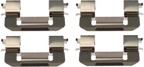 Монтажный набор задних тормозных накладок HYUNDAI I30, VELOSTER; KIA CEE'D, PRO CEE'D 1.0-1.6D 03.11- TRW PFK768 (фото 1)