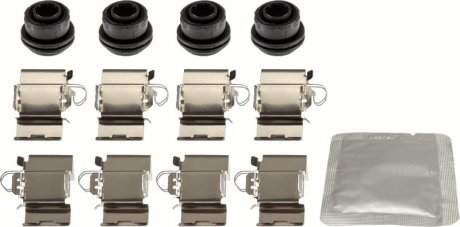 Монтажный набор тормозных колодок FIAT 500X, FREEMONT; JEEP RENEGADE; LANCIA VOYAGER 1.3D-3.6 08.11- TRW PFK769 (фото 1)