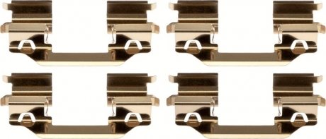 Монтажный набор тормозных колодок задней/передней MERCEDES A (W169), B SPORTS TOURER (W245), GL (X166), M (W166) 1.5-4.7 09.04-12.15 TRW PFK810