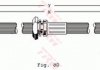 Фото автозапчастини гальмівний шланг, задний ліва/права (довжина 365мм, M10x1/M10x1) SUZUKI SWIFT II 1.0/1.3/1.6 03.89-12.05 TRW PHA199 (фото 2)