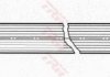 Тормозная трубка/трос гибкая задняя левая (длина 220мм, M10x1/M10x1) OPEL CORSA C, TIGRA 1.0-1.8 09.00- TRW PHA421 (фото 1)