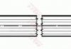 Тормозной шланг изогнутая передняя левая/правая (длина 210мм, M10x1/M10x1) ALFA ROMEO 155; FIAT PANDA, STILO, TEMPRA; LANCIA DEDRA 0.9-2.5D 10.80-08.08 TRW PHB228 (фото 1)