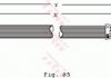 Гальмівная трубка/трос гнучка передня ліва/права (довжина 410мм, M10x1/M10x1) RENAULT SAFRANE I, SAFRANE II, SPORT SPIDER 2.0-3.0 04.92-12.00 TRW PHB305 (фото 2)