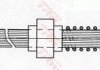 Гальмівний шланг, передня ліва (довжина 610мм, M10x1/M10x1) OPEL MOVANO 1.9D/2.5D/2.8D 07.98- TRW PHB424 (фото 1)