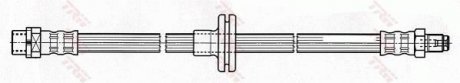 Тормозной шланг, передняя левая/правая (длина 510мм, M10x1/M10x1) BMW X5 (E53) 3.0-4.8 01.00-10.06 TRW PHB442