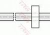 Тормозной шланг изогнутая передняя левая/правая (длина 500мм, M10x1/M10x1) CITROEN JUMPER; PEUGEOT BOXER 1.9D-2.8D 02.94- TRW PHB488 (фото 2)