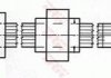 Тормозная трубка/трос гибкая передняя левая/правая (длина 453мм, M10x1/M10x1) RENAULT KANGOO, KANGOO EXPRESS 1.6/1.6CNG/1.9D 10.01- TRW PHB540 (фото 1)