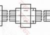 Тормозная трубка/трос гибкая передняя левая/правая (длина 453мм, M10x1/M10x1) RENAULT KANGOO, KANGOO EXPRESS 1.6/1.6CNG/1.9D 10.01- TRW PHB540 (фото 2)