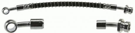Тормозная трубка/трос гибкая передняя левая (длина 217мм, M10x1, кожух) HYUNDAI ATOS 1.1 08.03-12.08 TRW PHD1177 (фото 1)