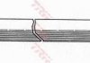 Гальмівная трубка/трос гнучка задній ліва (довжина 270мм, 10мм, M10x1, кожух) HYUNDAI LANTRA I, LANTRA II 1.5/1.6/1.8 10.90-09.00 TRW PHD413 (фото 1)