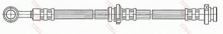 Тормозная трубка/трос гибкая задняя правая (длина 565мм, 10мм, M10x1/M10x1) NISSAN ALMERA II 1.5-2.2D 01.00-11.06 TRW PHD482 (фото 1)