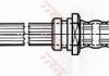 Тормозной шланг, задний левый (длина 490мм, 10мм, M10x1/M10x1) HYUNDAI COUPE, ELANTRA, TIBURON 1.6-2.7 08.96-08.09 TRW PHD492 (фото 2)