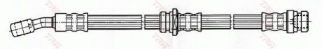 Тормозной шланг, задний левый (длина 490мм, 10мм, M10x1/M10x1) HYUNDAI COUPE, ELANTRA, TIBURON 1.6-2.7 08.96-08.09 TRW PHD492 (фото 1)
