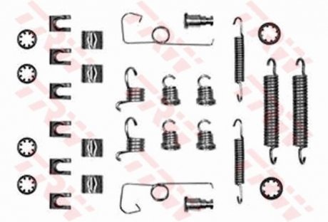 Монтажный набор тормозной колодки (Bendix) ALFA ROMEO 33; CITROEN C15; PEUGEOT 305 I, 305 II; TALBOT SOLARA 1.0-1.9D 02.80-12.05 TRW SFK131 (фото 1)