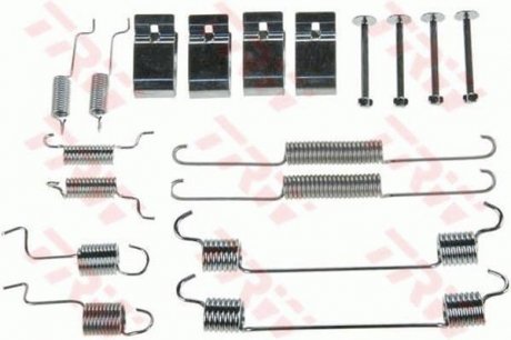 Монтажный набор тормозной колодки (Sumitomo) MAZDA 323 C IV, 323 CV, 323 F IV, 323 S IV, MX-3 1.3-1.8 08.89-09.98 TRW SFK274