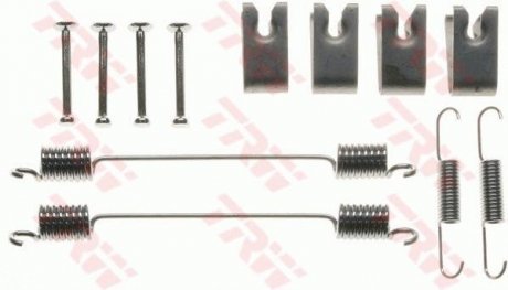 Монтажный набор тормозной колодки (AP LOCKHEED) FIAT GRANDE PUNTO, LINEA; OPEL CORSA D 1.0-1.9D 10.05- TRW SFK410