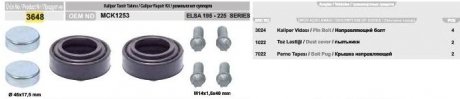 Фото автозапчастини ремкомплект суппорта MERITOR ELSA195,ELSA225 MCK1253 TTT-auto 15588