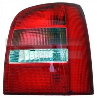 Задній ліхтар правий (колір повороту димчастий, колір скла червоний) AUDI A4 Універсал 11.94-09.01 TYC 11-0201-01-2 (фото 1)