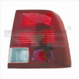 Задний фонарь левый (цвет стекла белый/красный) Volkswagen PASSAT Седан 08.96-11.00 TYC 11-0206-01-2