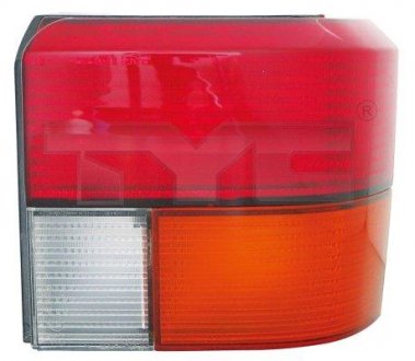 Задній ліхтар правий (зовнішн, колір повороту помаранчевий, колір скла червоний) Volkswagen TRANSPORTER Autobus/Closed body 07.90-09.95 TYC 11-0211-01-2