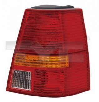 Задній ліхтар правий (колір повороту помаранчевий, колір скла червоний) Volkswagen BORA, GOLF Універсал 08.97-06.06 TYC 11-0213-01-2
