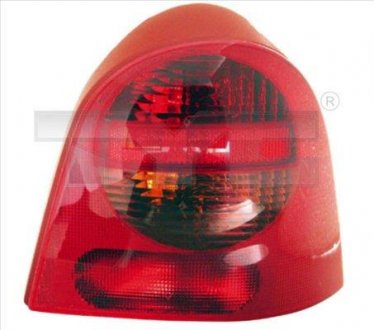 Задний фонарь левый (цвет поворота дымчатый, цвет стекла красный) RENAULT TWINGO I Хэтчбек 03.93-09.98 TYC 11-0224-01-2