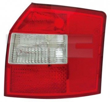 Задній ліхтар правий (колір повороту білий, колір скла червоний) AUDI A4 Універсал 11.00-12.04 TYC 11-0353-01-2