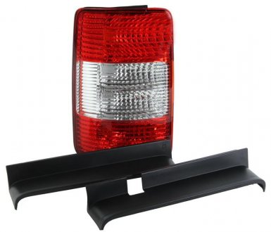Задній ліхтар лівий (колір повороту білий, колір скла червоний) Volkswagen CADDY Універсал/Closed body 03.04-08.10 TYC 11-0454-01-2