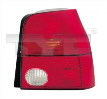 Задній ліхтар правий (колір повороту помаранчевий, колір скла червоний) Volkswagen LUPO Хетчбек 09.98-07.05 TYC 11-0573-01-2 (фото 1)