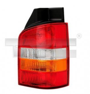 Задній ліхтар правий (задня частина, колір повороту помаранчевий, колір скла червоний) Volkswagen TRANSPORTER Негабарит/Autobus/Closed body 04.03-11.09 TYC 11-0621-01-2