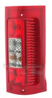 Задний фонарь левый (цвет поворота белый, цвет стекла красный) CITROEN JUMPER; FIAT DUCATO; PEUGEOT BOXER 02.02-08.06 TYC 11-0778-01-2