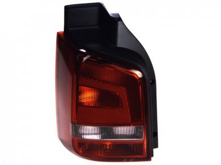 Задній ліхтар лівий (колір повороту червоний, колір скла червоний) Volkswagen TRANSPORTER Негабарит/Autobus 04.03-11.09 TYC 11-11594-01-2