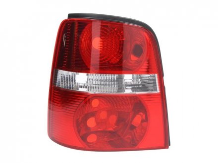 Задний фонарь левый (цвет поворота белый, цвет стекла красный) Volkswagen TOURAN Негабарит 02.03-12.06 TYC 11-11672-01-2