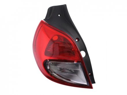 Задний фонарь левый (наружный, цвет поворота белый, цвет стекла красный) RENAULT CLIO Хэтчбек 06.09-11.12 TYC 11-12042-01-2