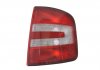 Задній ліхтар правий (колір повороту білий, колір скла білий/червоний) SKODA FABIA Седан/Універсал/Full body 4/5D 08.99-08.04 TYC 11-12263-01-2 (фото 1)