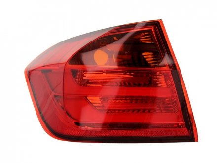 Задній ліхтар лівий (зовнішн, колір повороту червоний, колір скла червоний) BMW 3 Седан 10.11-05.15 TYC 11-12276-06-2