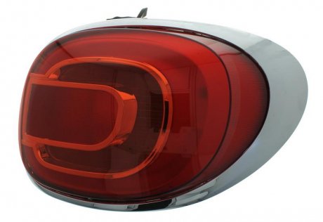 Задній ліхтар правий (колір повороту червоний, колір скла червоний) FIAT 500L Хетчбек 09.12-06.17 TYC 11-12363-06-2
